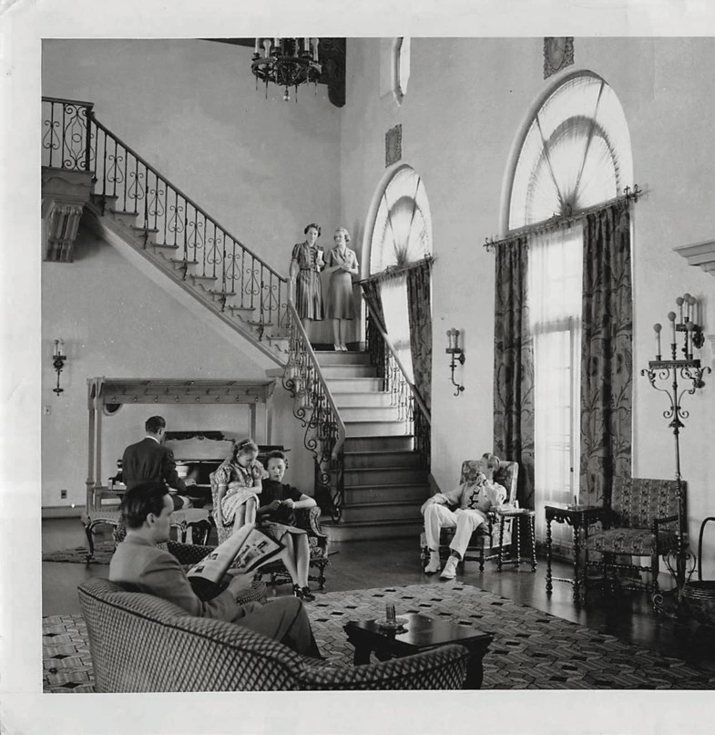 Inside the museum portion of the Gallatin Gateway Inn
