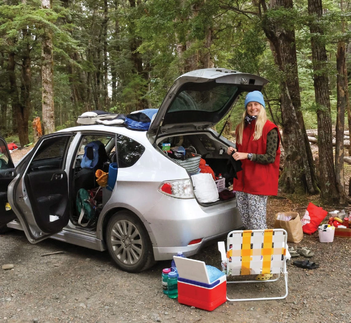 Adventure Guide: Into the fiords, peaks and coastlines of New Zealand’s South Island 2 A small silver hatchback packed with camping gear